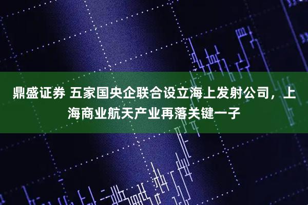 鼎盛证券 五家国央企联合设立海上发射公司，上海商业航天产业再落关键一子